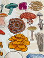 A to Z Mushrooms Art Print