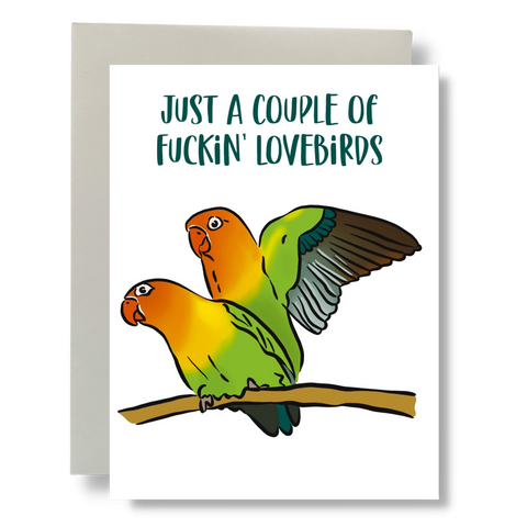 Couple of Lovebirds Greeting Card