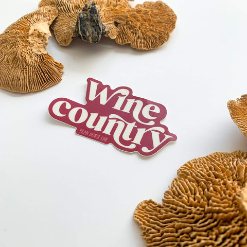Wine Country - Merlot Sticker