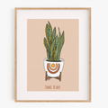 Houseplant Series: Snake Plant Art Print