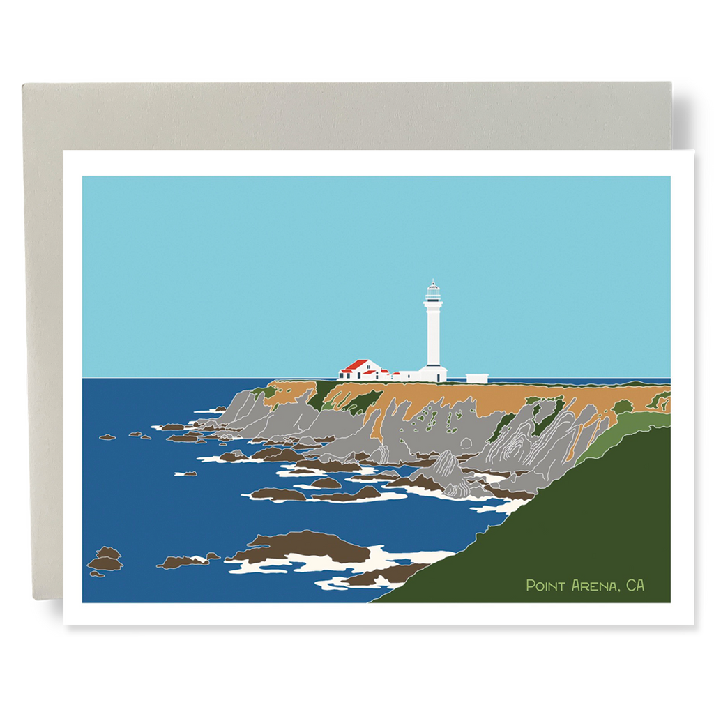 Point Arena Lighthouse Greeting Card
