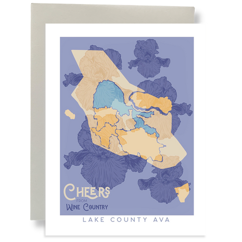 Cheers From Wine Country - Lake County AVA Greeting Card