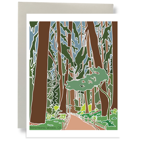 Armstrong Woods Greeting Card