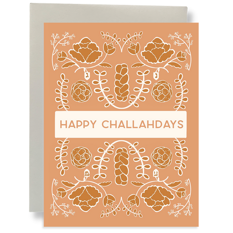 Happy Challahdays Greeting Card