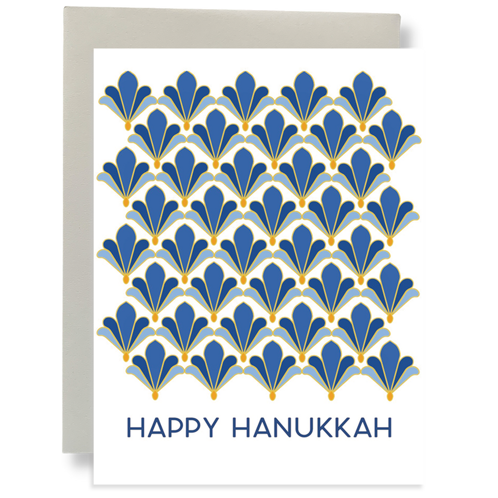 Art Deco Hanukkah Greeting Card