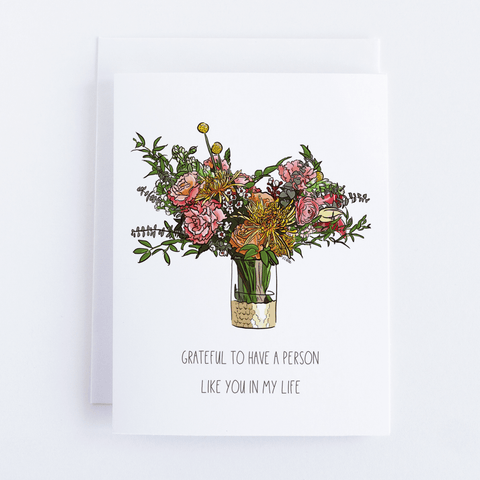 Grateful Bouquet Greeting Card