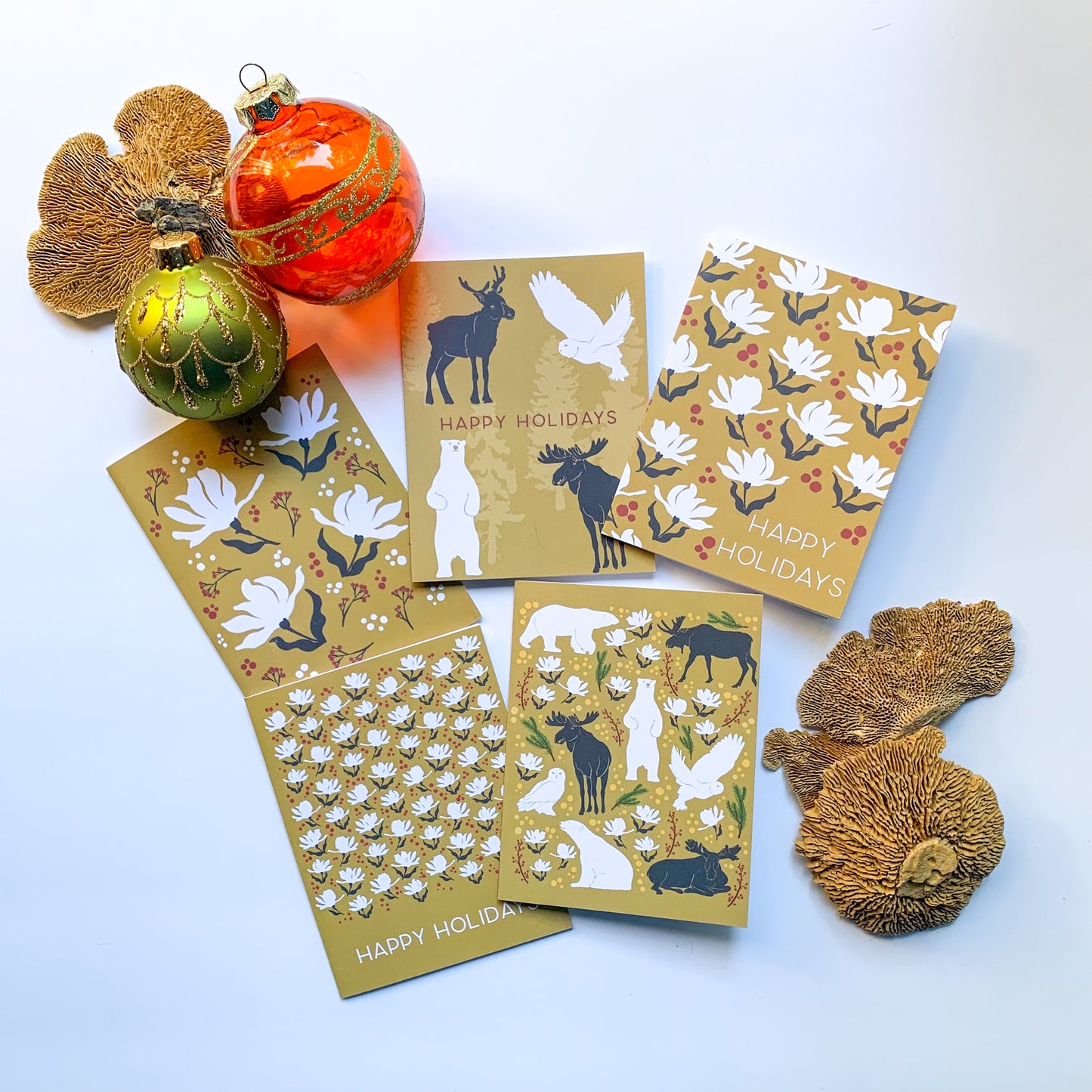 Box Set - Gold Floral Mixed