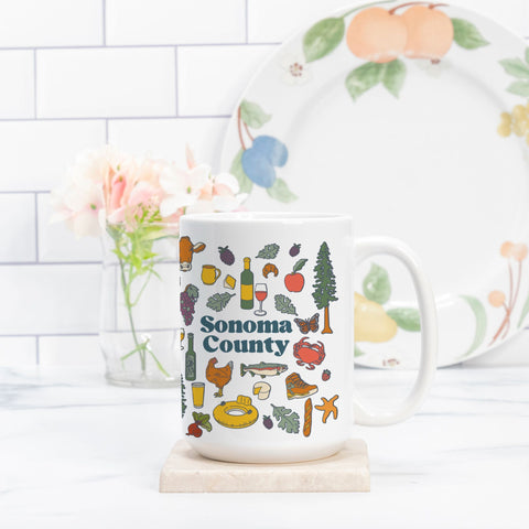 Sonoma County Souvenir Mug
