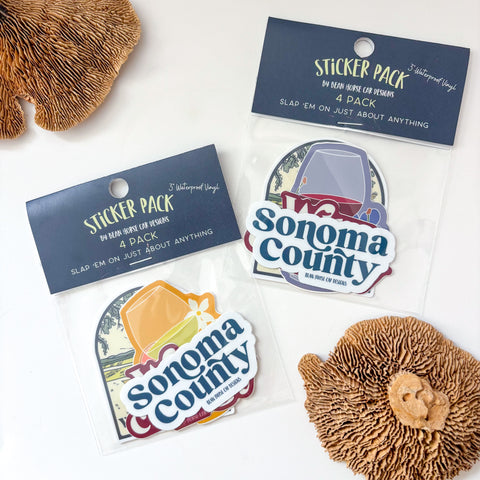 Sonoma County Sticker Pack