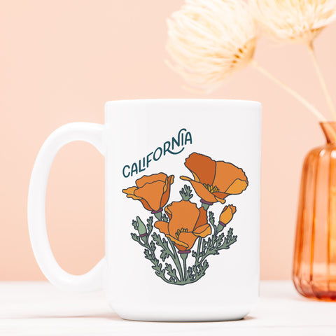 California Golden Poppies Mug