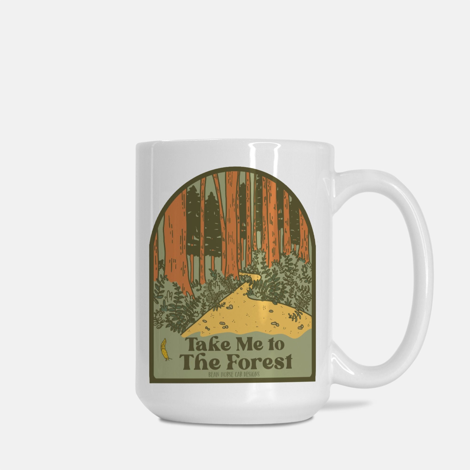 Bean Horse Car Mug - Thumbnail 4