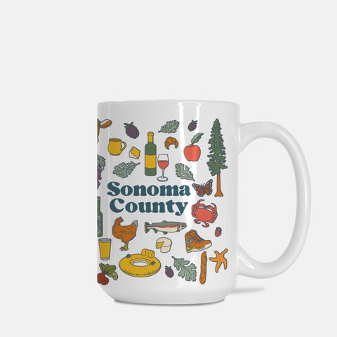 Sonoma County Souvenir Mug