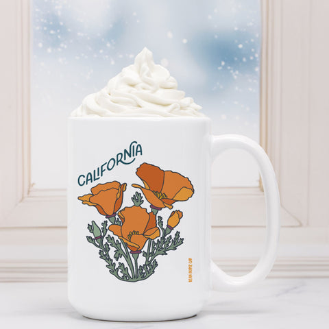 California Golden Poppies Mug