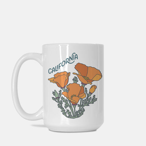 California Golden Poppies Mug