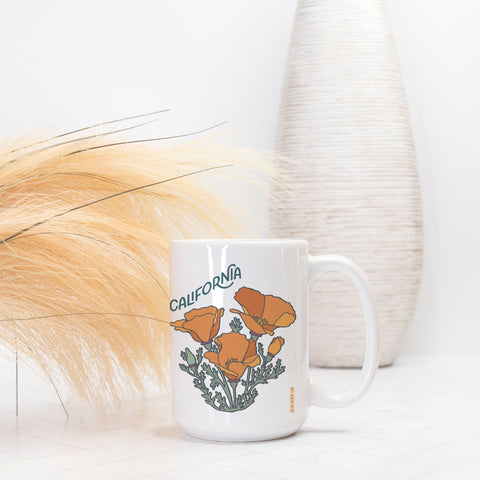 California Golden Poppies Mug