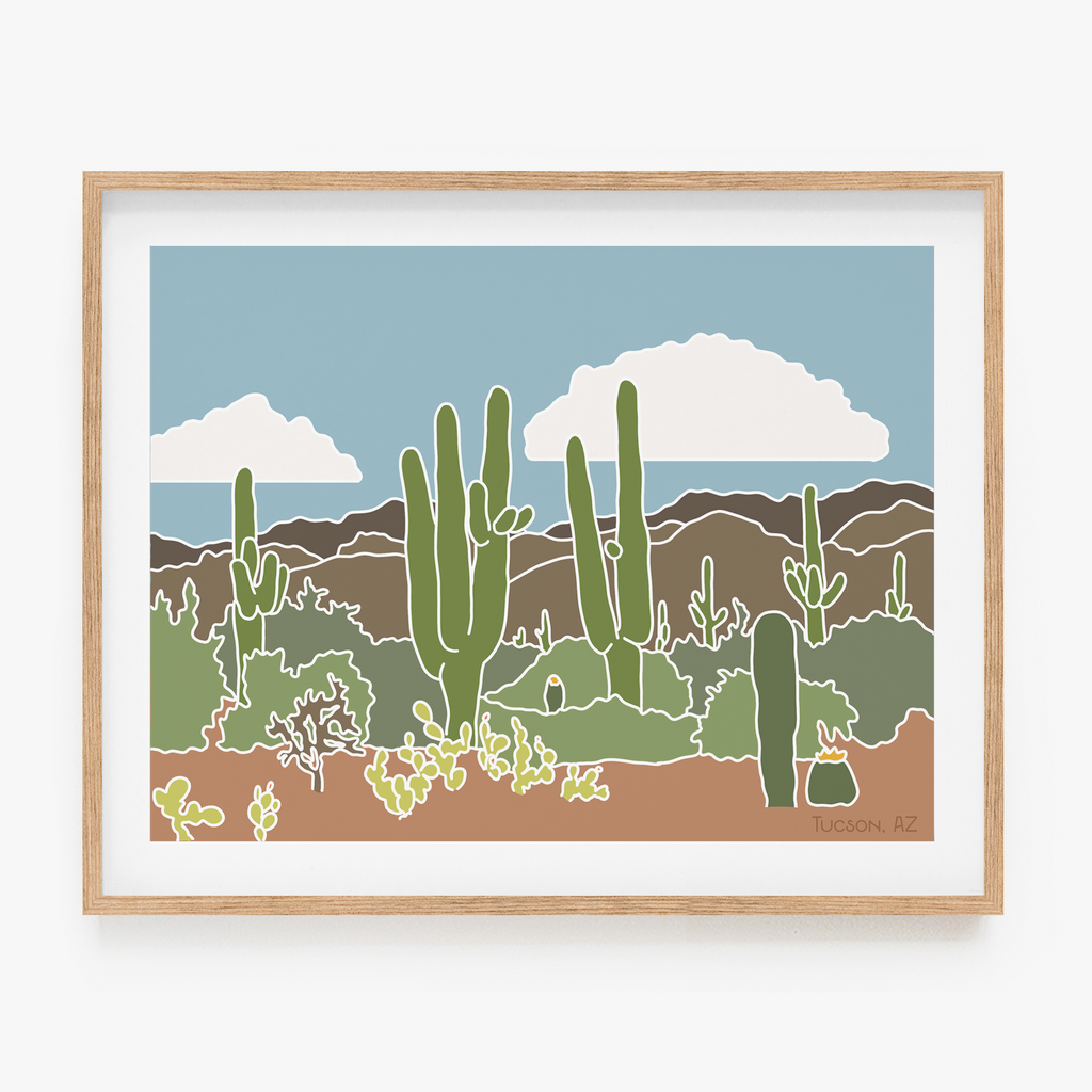 Saguaro National Park - Tuscon, AZ Art Print