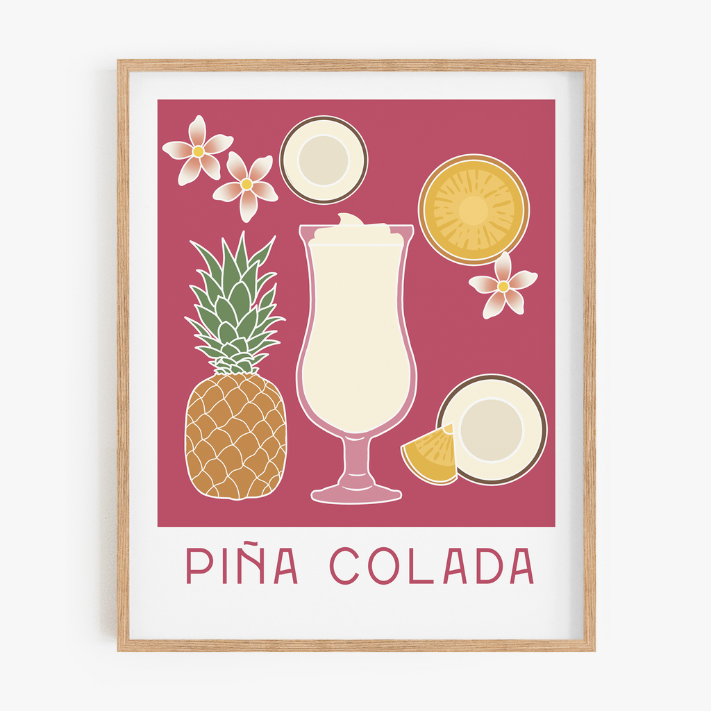 Cheers - Pina Colada Art Print