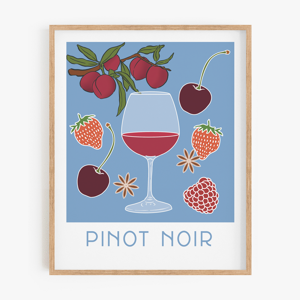 Cheers - Pinot Noir Art Print