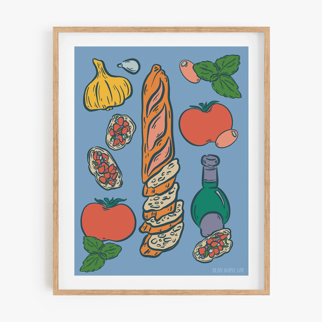 Bruschetta Art Print