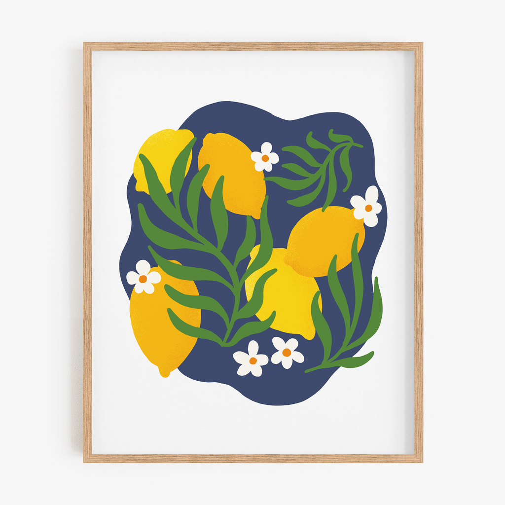 Lemons Art Print