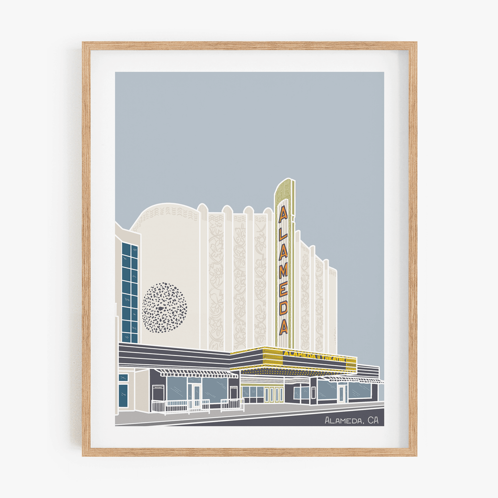 Alameda, CA Art Print