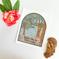Take Me To The Lake Art Print