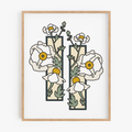 Matilija Poppies Art Nouveau Print