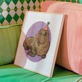Party Baby Walrus - Uki Art Print