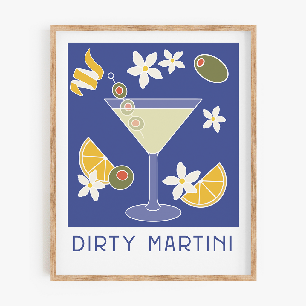 Cheers - Dirty Martini Art Print
