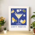 Cheers - Dirty Martini Art Print