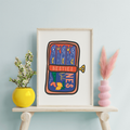 Sardine Besties Art Print
