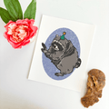 Party Jimothy the Raccoon Art Print