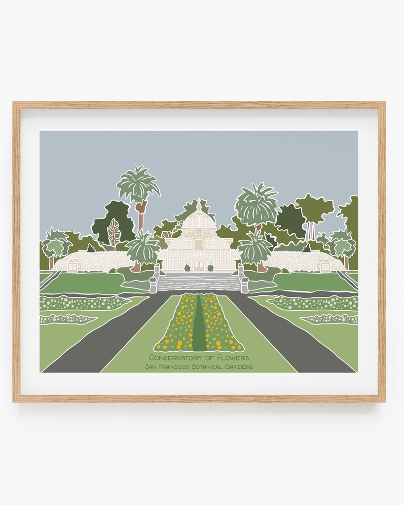 Conservatory of Flowers - San Francisco Botanical Gardens Art Print