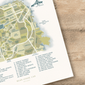 San Francisco Neighborhoods Map Art Print