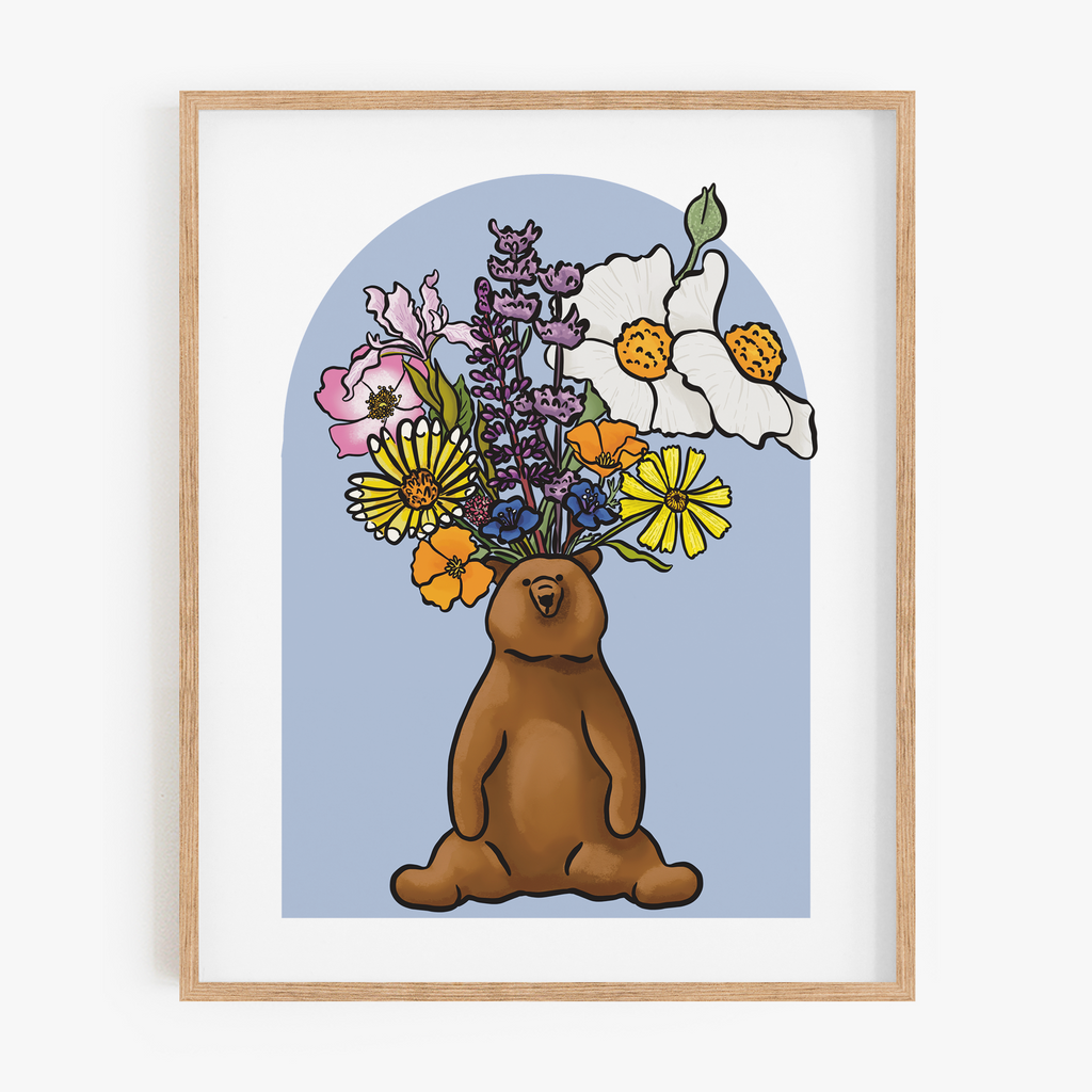 California Wildflowers Print