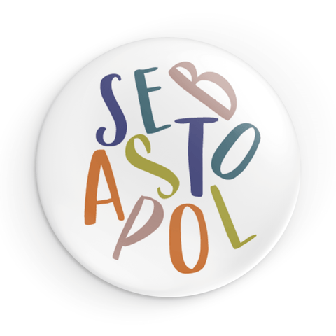 Sebastopol Button Pin