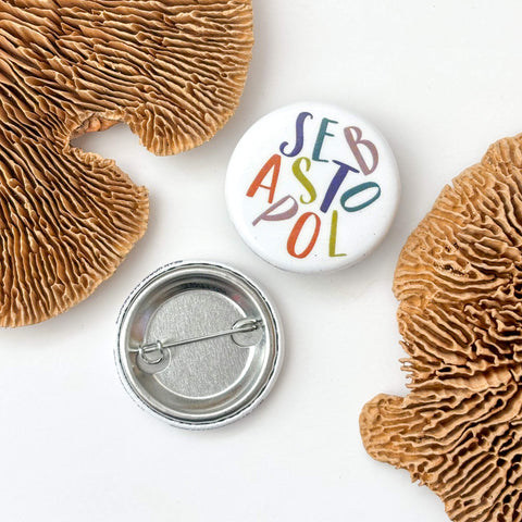 Sebastopol Button Pin