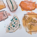 Cheeses Watercolor Art Print