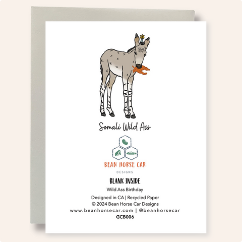 Wild Ass Birthday Greeting Card