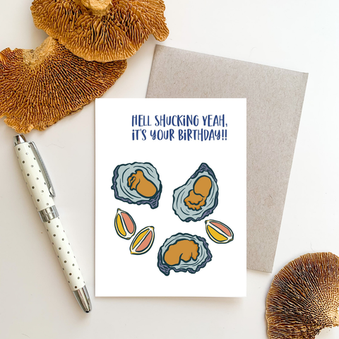 Hell Shucking Yeah Greeting Card