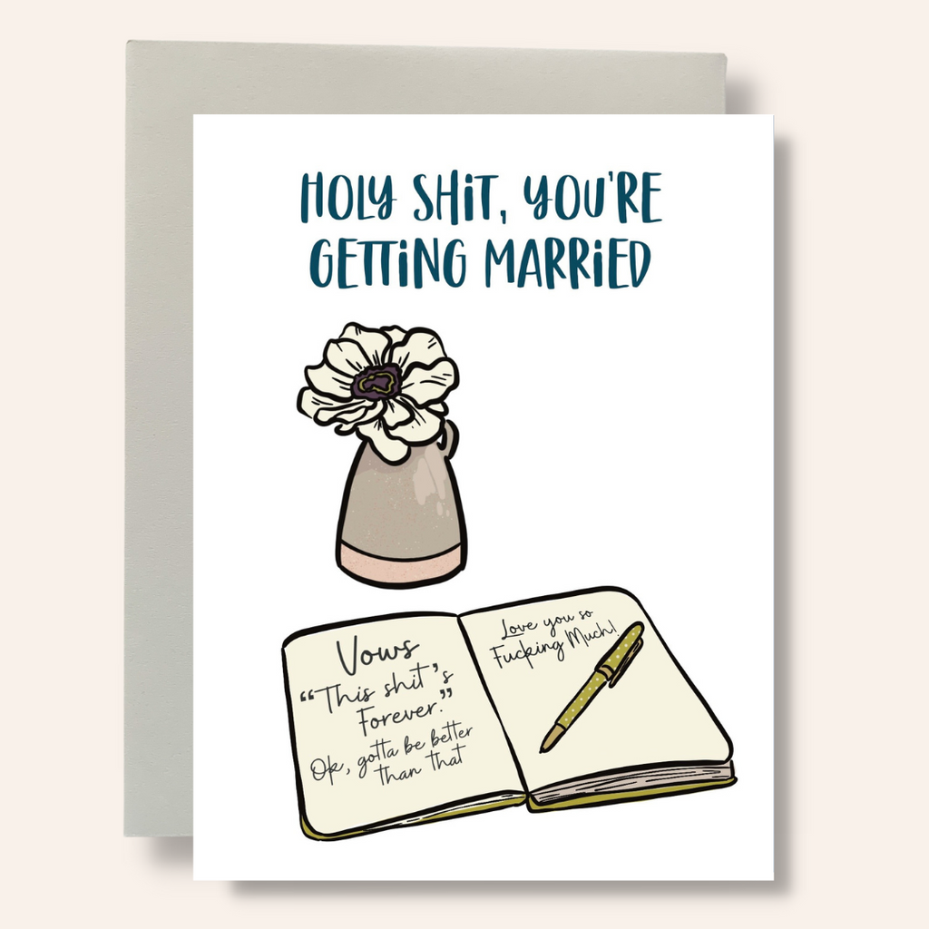You're Getting Married Greeting Card