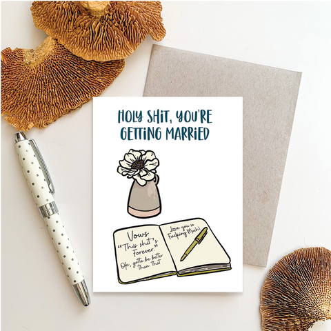 You're Getting Married Greeting Card