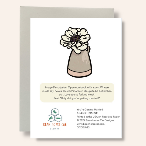 You're Getting Married Greeting Card