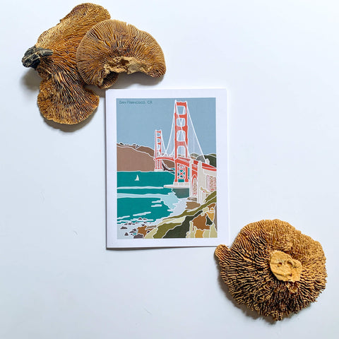 San Francisco - Golden Gate Bridge Greeting Card