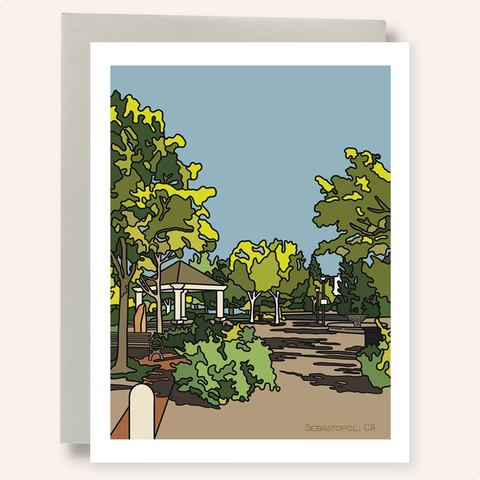 Downtown Sebastopol Greeting Card