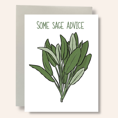 Some Sage Advice Greeting Card