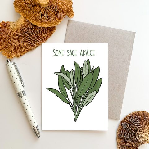 Some Sage Advice Greeting Card