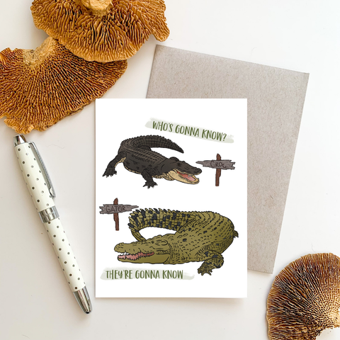 Who’s Gonna Know Greeting Card