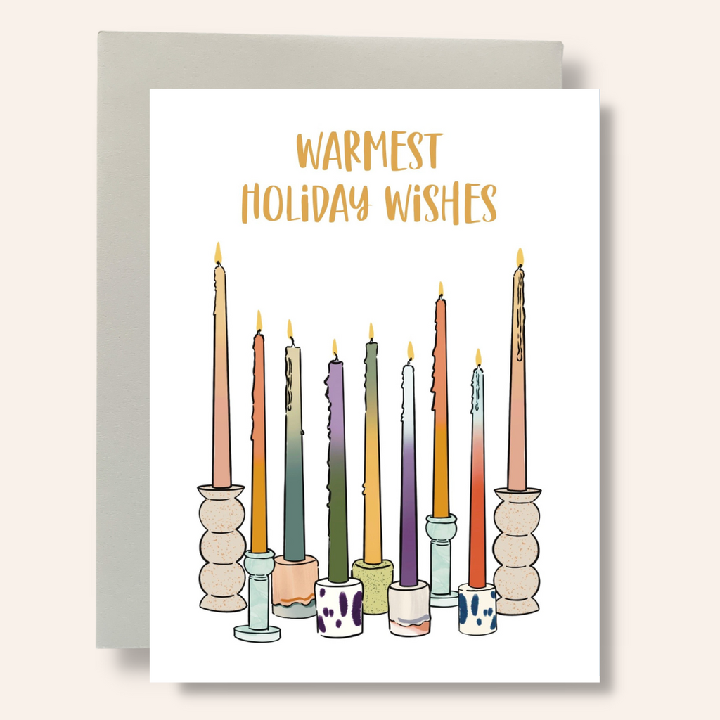 Warmest Holiday Wishes Greeting Card