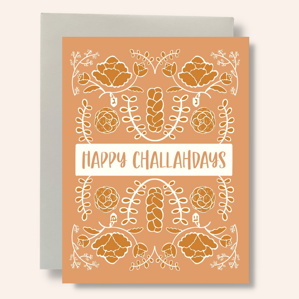 Happy Challahdays Greeting Card